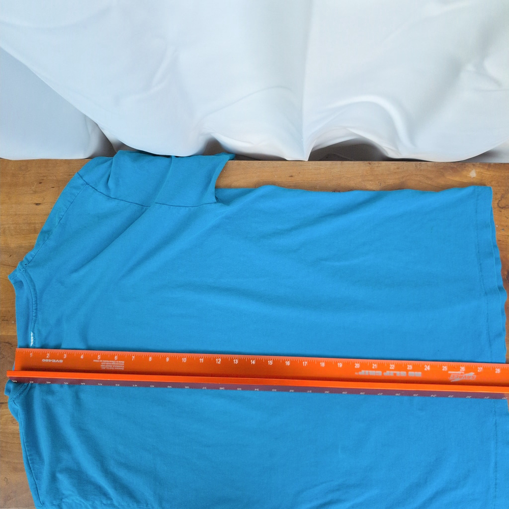 Vintage 90's Bicycle Adventures Turquoise-ish T-Shirt Large - Picture 5 of 7